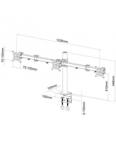 Support de Bureau SBOX LCD-352/3 Pour... Support de Bureau SBOX LCD-352/3 Pour...