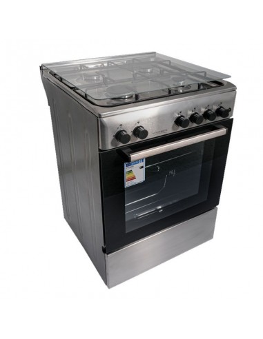 Cuisinière a Gaz ARTHUR MARTIN AME60IX 60Cm 4 Feux Avec Four Électrique - Inox Cuisinière a Gaz ARTHUR MARTIN AME60IX 60Cm 4 Feux Avec Four Électrique - Inox