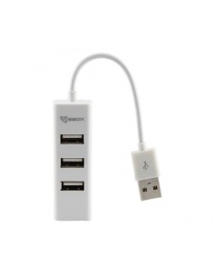 Hub USB 4 Ports SBOX H-204W - Blanc