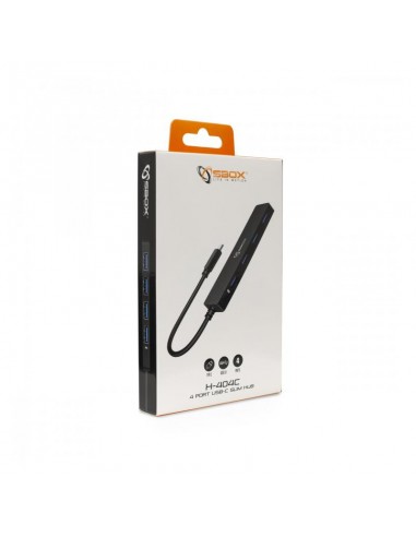 Hub USB 3.0 SBOX H-404C Type-C - Noir
