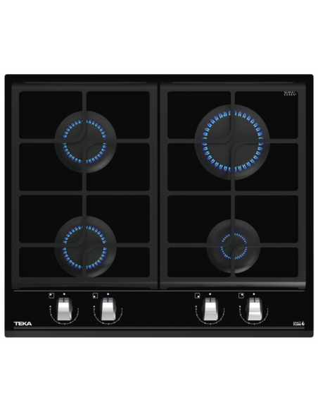 Table de Cuisson TEKA GZC 6430060 cm 5 Feux - Noir Table de Cuisson TEKA GZC 6430060 cm 5 Feux - Noir
