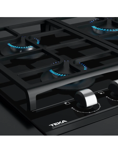 Table de Cuisson TEKA GZC 6430060 cm 5 Feux - Noir Table de Cuisson TEKA GZC 6430060 cm 5 Feux - Noir