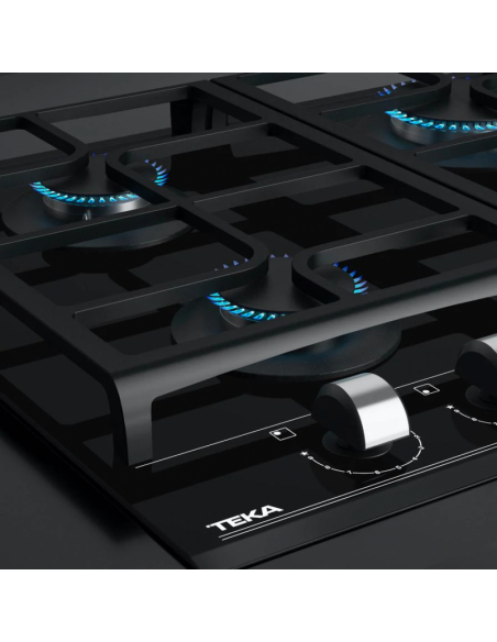 Table de Cuisson TEKA GZC 6430060 cm 5 Feux - Noir Table de Cuisson TEKA GZC 6430060 cm 5 Feux - Noir