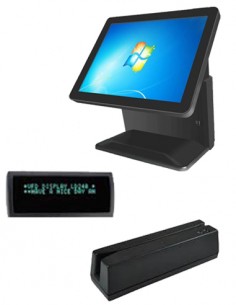 Caisse Enregistreuse Électronique Tactile 15" - Noir (POS-8618L)