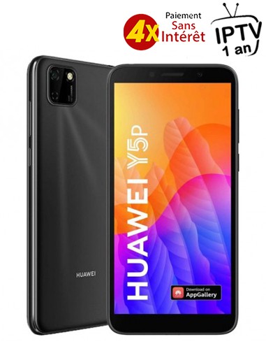 Smartphone HUAWEI Y5P - Noir (HU-Y5P-BLACK)