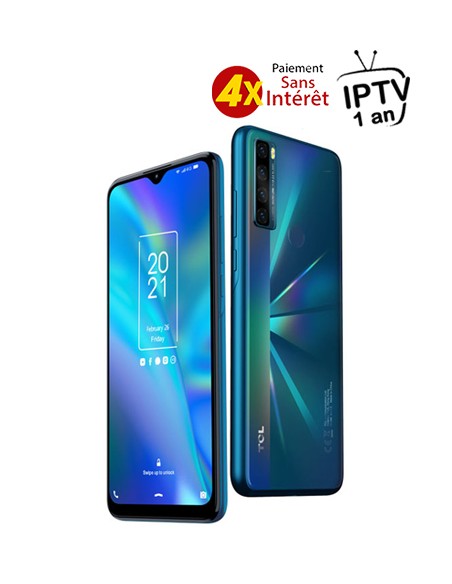 Smartphone TCL 20SE Vert 4 Go/64 Go (T671H-Green) Smartphone TCL 20SE Vert 4 Go/64 Go (T671H-Green)