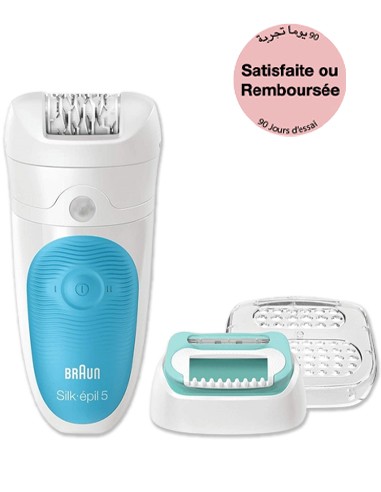 Épilateur Rechargeable BRAUN Série 5 Wet & Dry (SE5-511)