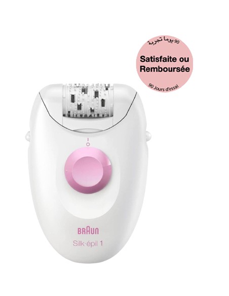 Épilateur Électrique BRAUN Silk-Epil 1 - Blanc (SE1170)