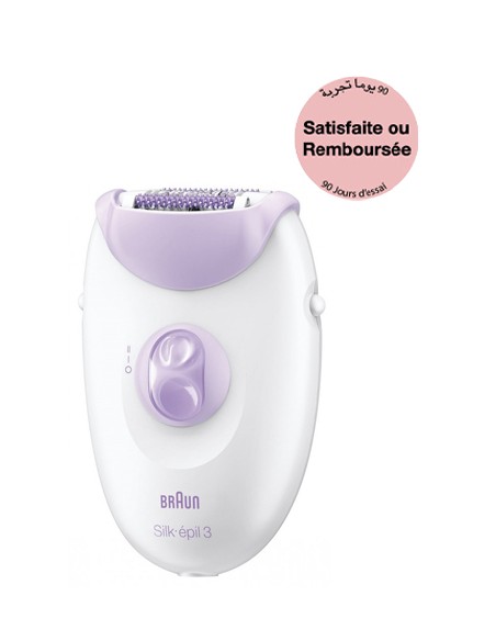Épilateur BRAUN Silk-épil 3 - Jambes - Blanc (SE3170) Épilateur BRAUN Silk-épil 3 - Jambes - Blanc (SE3170)