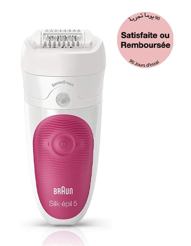 Épilateur BRAUN Silk-épil 5 Sens Smart avec 3 Accessoires (SES5/500)