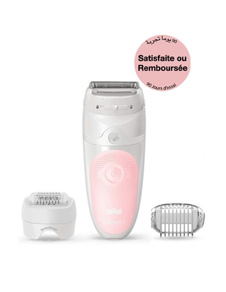 Épilateur Silk-Épil 5 SensoSmart Wet And Dry - 28 Pincettes Microgrip (SES5-620)