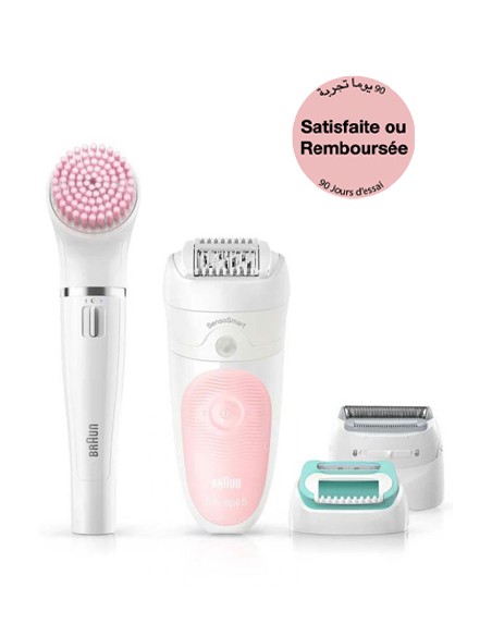 Épilateur BRAUN Silk-Epil 5 pour Visage & Corps (SES5-875BS)