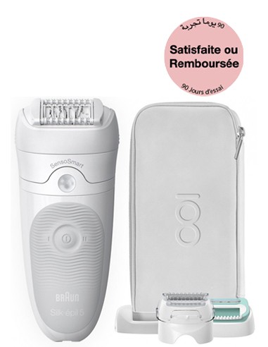 Epilateur BRAUN SILK-ÉPIL SÉRIE 5 Wet & Dry (MBSES5)