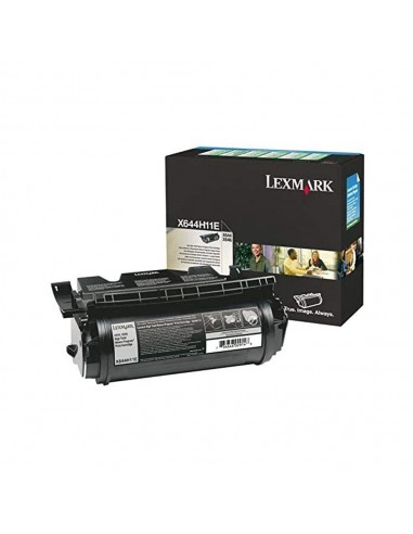 Toner Original Lexmark X64X Noir (21K) - X644H11E