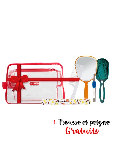 Pack Beauté Miroire + Pince à épiler + Limes + Brosse