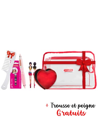 Pack Amour Box Brosse + Polisoir 6 Faces + Pince à épiler + Coupe Ongles