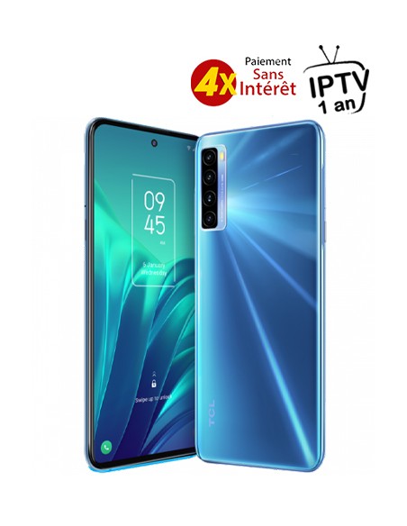 Smartphone TCL 20R Bleu 4G 4 Go/128 Go (T774H-lUNA blue) CHEZ OXTEK Smartphone TCL 20R Bleu 4G 4 Go/128 Go (T774H-lUNA blue) CHEZ OXTEK