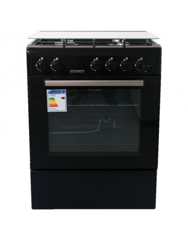 Cuisinière À Gaz ARTHUR MARTIN AMG60N 60Cm 4 Feux - Noir