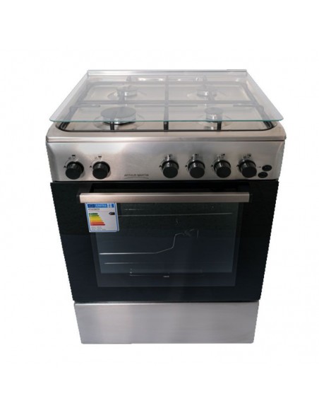Cuisinière À Gaz ARTHUR MARTIN AMG60IX 60Cm 4 Feux - Inox
