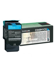 Cartouche Toner Original LEXMARK C54x, X54x Cyan (2K)