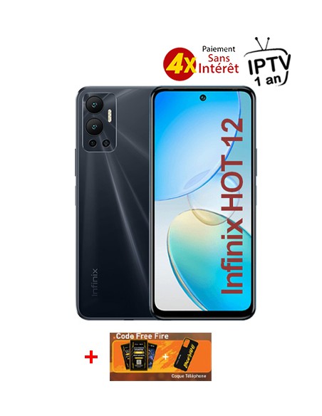infinix hot 12 64 free fire tunisie : chez Oxtek