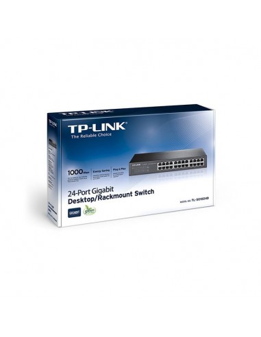 Switch de bureau TP-LINK TL-SG1024D 24 Ports Gigabit Rackable
