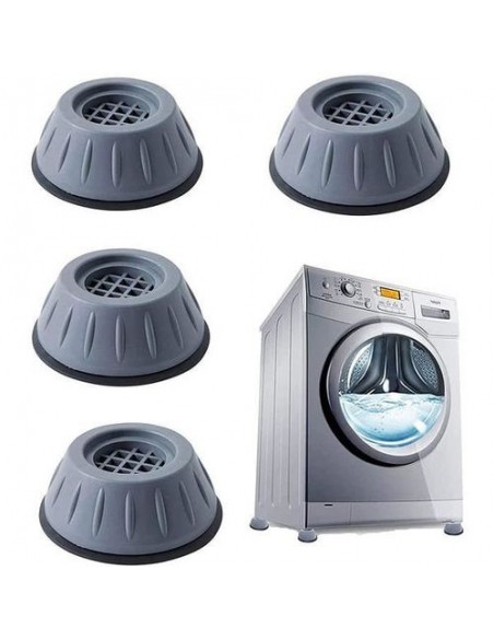 Lot de 4 Patins Anti Vibrations SOFPINCE Coussinets Machine a Laver - Gris Lot de 4 Patins Anti Vibrations SOFPINCE Coussinets Machine a Laver - Gris