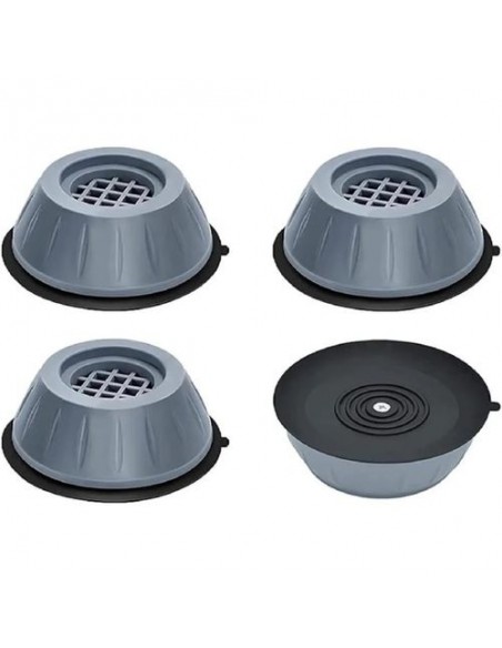 Lot de 4 Patins Anti Vibrations SOFPINCE Coussinets Machine a Laver - Gris A BAS PRIX Lot de 4 Patins Anti Vibrations SOFPINCE Coussinets Machine a Laver - Gris A BAS PRIX