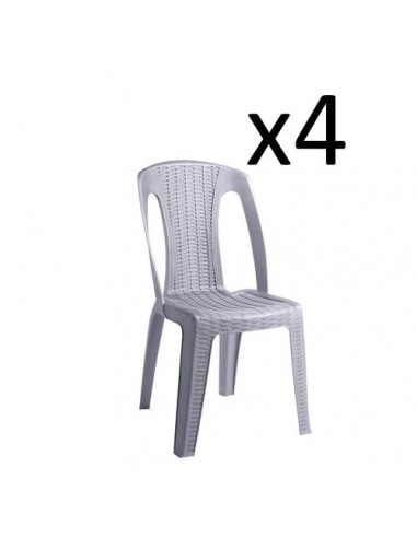 Lot de 4 Chaises Verona SOFPINCE Blanc