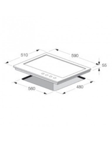 Plaque de Cuisson FOCUS QUADRA.60 4 Feux 60 Cm Inox prix tunisie Plaque de Cuisson FOCUS QUADRA.60 4 Feux 60 Cm Inox prix tunisie