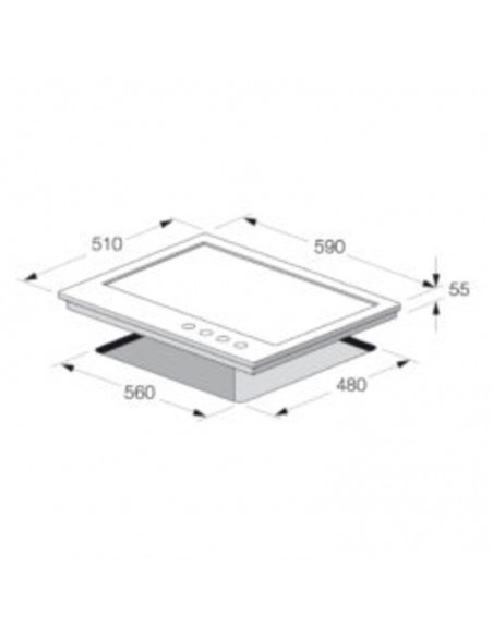 Plaque de Cuisson FOCUS QUADRA.60 4 Feux 60 Cm Inox prix tunisie Plaque de Cuisson FOCUS QUADRA.60 4 Feux 60 Cm Inox prix tunisie