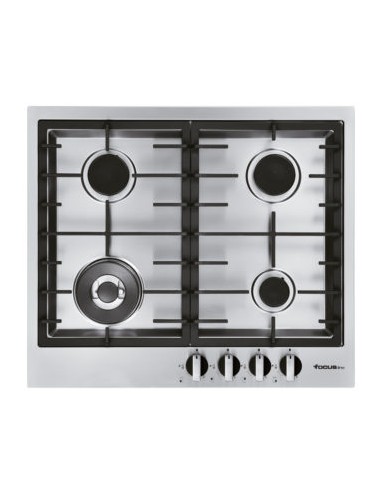 Plaque de Cuisson FOCUS FILO 60 4 Feux 60 Cm Inox