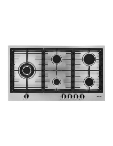 Plaque de Cuisson FOCUS QUADRA 90 5 Feux 90 Cm Inox