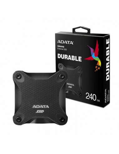 Disque Dur Externe ADATA SD600Q 240Go SSD USB 3.2 - Noir