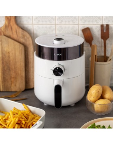 Friteuse Sans Huile Multifonction LIVOO 2.5l - Blanc