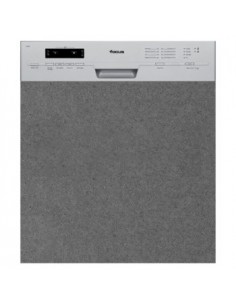 Lave Vaisselle Semi Encastrable FOCUS 12 Couverts - Silver (F.502X)