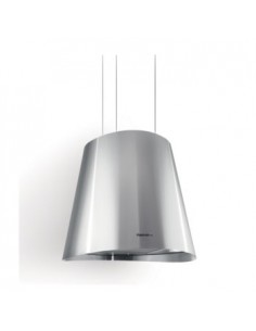 Hotte Centrale Lustre FOCUS LAGO 50 CM - Inox