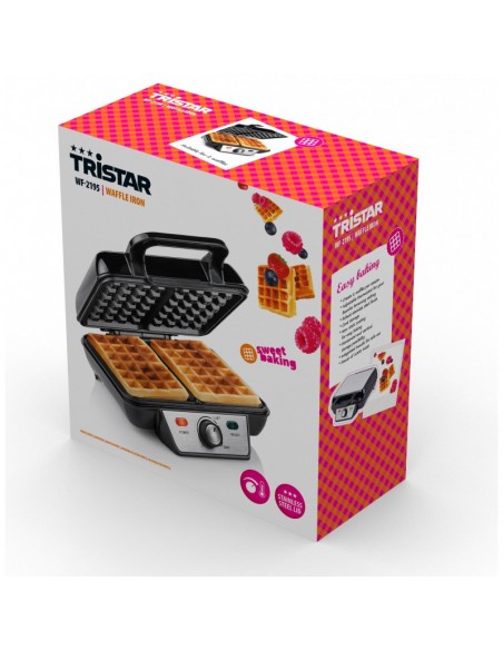Gaufrier Double TRISTAR WF-2195 - Noir Gaufrier Double TRISTAR WF-2195 - Noir