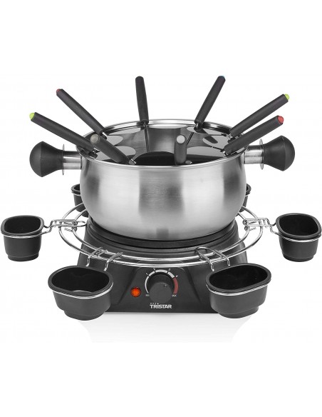 Appareil à fondue TRISTAR FO-1109 Pour 8 Personnes - Inox Appareil à fondue TRISTAR FO-1109 Pour 8 Personnes - Inox