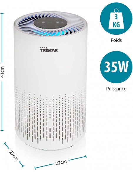 Purificateur d'air TRISTAR AP-4787 - Blanc Purificateur d'air TRISTAR AP-4787 - Blanc