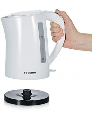 Bouilloire Pratique SEVERIN WK3494 1,5L, 2 200W - Blanc