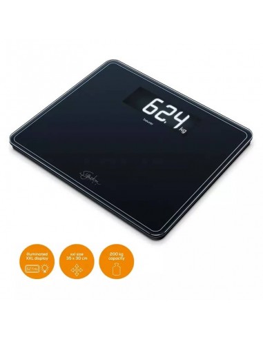 pese personne en verre beurer gs 410 signature line noir pese personne en verre beurer gs 410 signature line noir