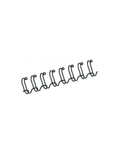Lot De 25 Spirales Métalliques Noir 40mm - Pour Reliure Documents A4