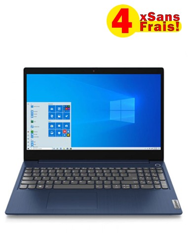 Pc Portable LENOVO IDEAPAD 3 15IGL05 N4020 4GO 1TO – Bleu (81WQ00GUFG)