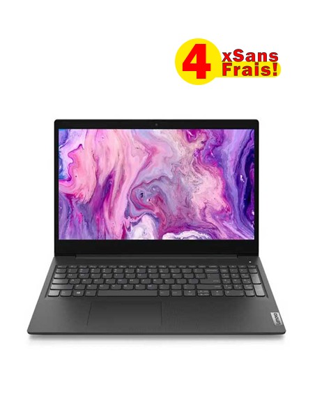 Pc Portable LENOVO IdeaPad 3 15IGL05 N4020 4Go 1To - Noir (81WQ00GYFG)
