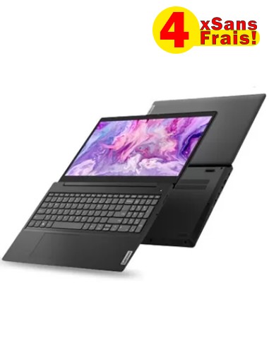 Pc Portable LENOVO Ideapad L3 i3 10Gén 4Go 1To Noir (81WE01AXFE)