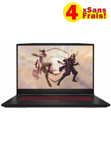 Pc Portable MSI Katana GF66 I5 12Gén 16Go 512Go SSD RTX 3050 4Go prix tunisie