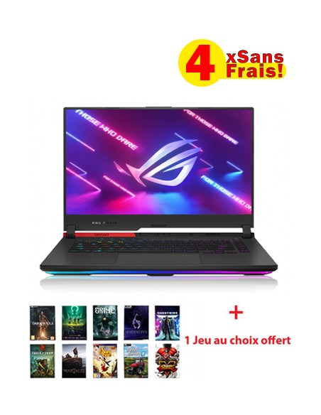 ASUS ROG Strix G15 G513 R7-4800H 8Go 512Go SSD - Gris (G513IE-HF015W) ASUS ROG Strix G15 G513 R7-4800H 8Go 512Go SSD - Gris (G513IE-HF015W)
