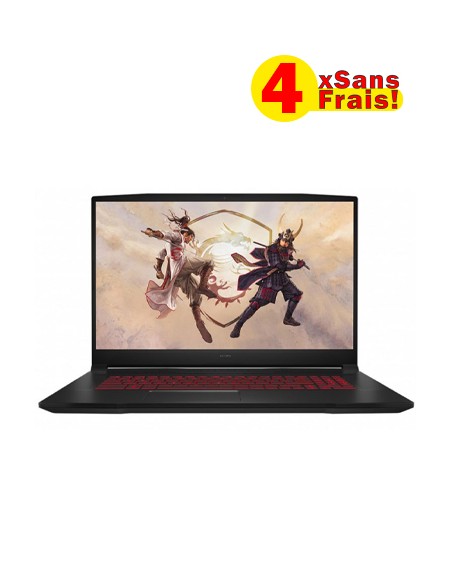 PC Portable MSI GF7611UD KATANA i7 11è Gén 16Go 512Go SSD (GF7611UD-615XFR)