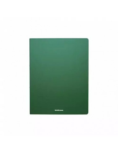 ErichKrause Book Display 20 Pocket Top Loaded Polypropolene A4 Green, Matt Classic